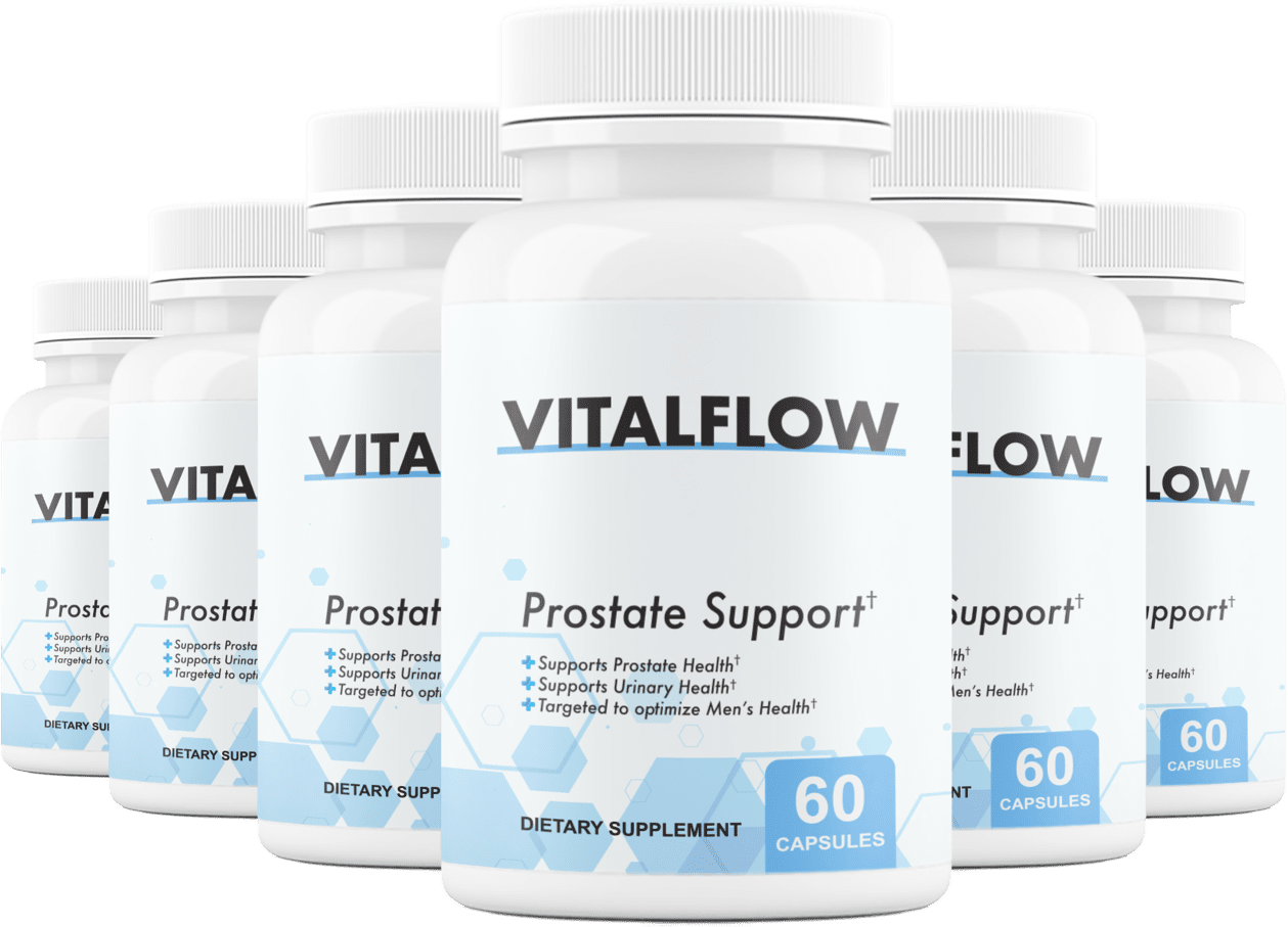 VitalFlow All-Natural Prostate lowers prostate swelling, inflammation, enlargement, Urgency, Frequency, Nocturia, improves Bladder functioning & urinary flow