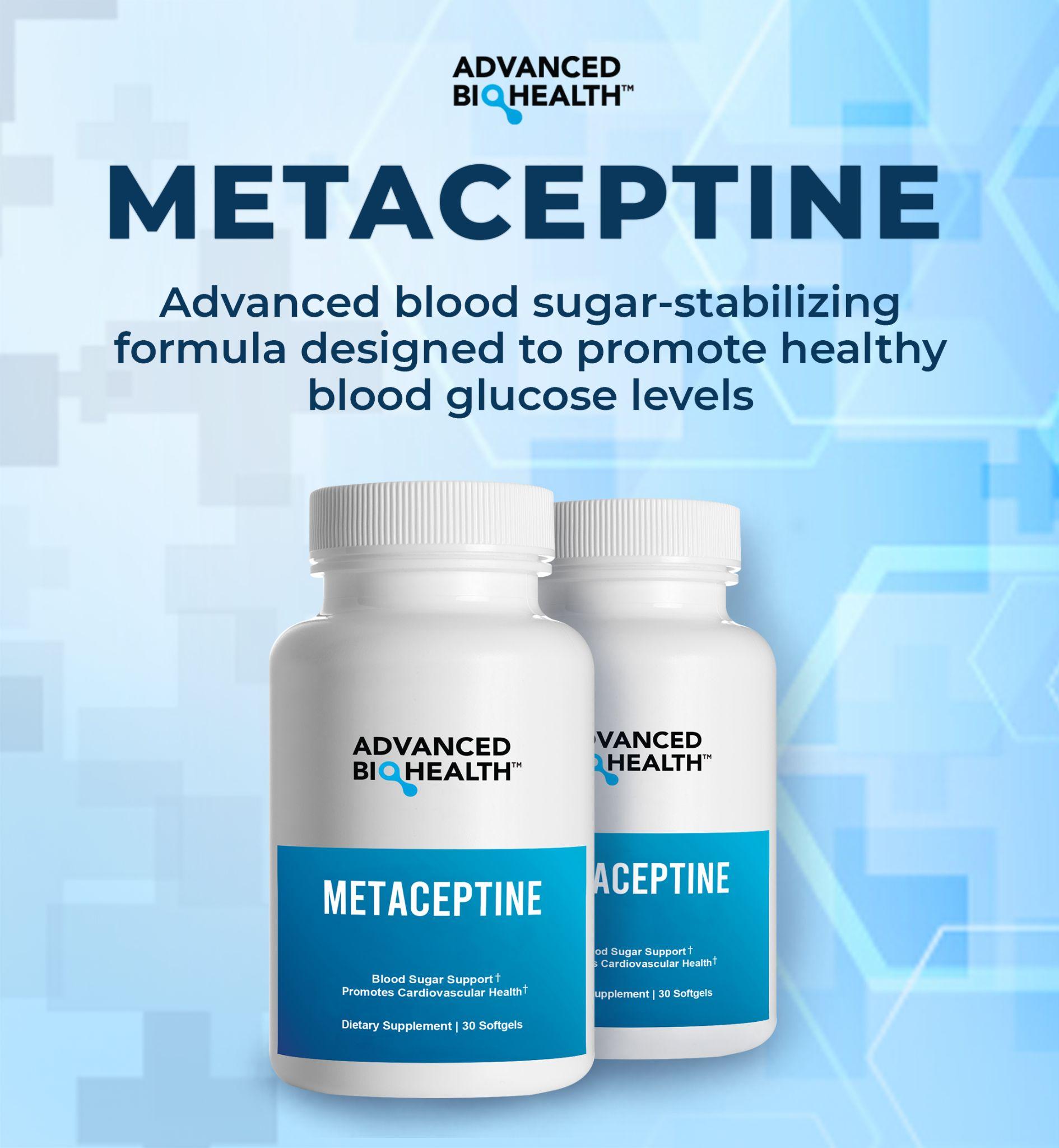 Metaceptine supports healthy blood sugar A1C levels, organic ingredients proven by clinical research, lowers high blood glucose, safe, effective works