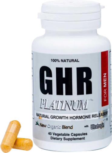 Elevate Your Hgh Levels with GHR Platinum Organic Anti-Aging Products, Increase energy, strength, Enhance Memory & Recall, Improve Libido Works, Safe, Effective