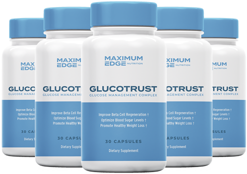 GlucoTrust Blood Sugar supports healthy blood sugar A1C levels, organic ingredients proven by clinical research, lowers high blood glucose safe, effective works