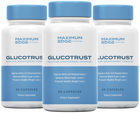 GlucoTrust Blood Sugar supports healthy blood sugar A1C levels, organic ingredients proven by clinical research, lowers high blood glucose safe, effective works