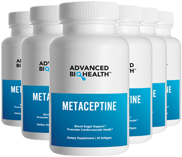 Metaceptine Blood Sugar supports healthy blood sugar A1C levels organic ingredients proven by clinical research, lowers high blood glucose safe, effective works