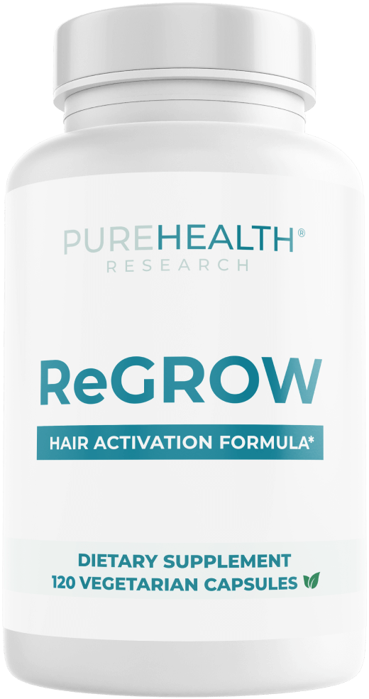 ReGrow Hair Activation Hair Growth Supplement provides vital nutrients to hair follicles, helps fight hairloss & hair falling out, restores dry, damaged strands