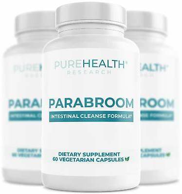 Parabroom Parasite Cleanse promotes healthy colon intestines, removes dangerous microbes toxic microorganisms, helps natural weight loss, improves energy levels