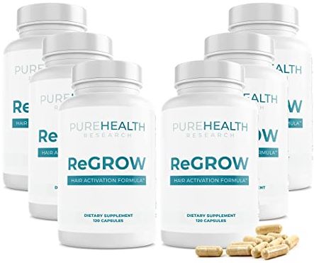 ReGrow Hair Activation Hair Growth Supplement provides vital nutrients to hair follicles, helps fight hairloss & hair falling out, restores dry, damaged strands