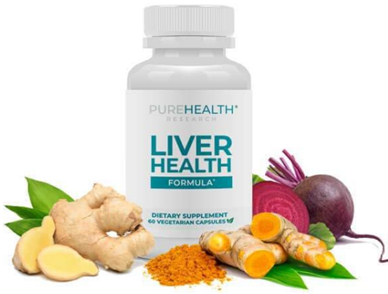 Liver Health Formula All-Natural Supplement helps Detox & Cleanse Fatty Liver, promotes stable blood sugar levels, supports weight loss, improves energy levels