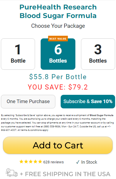 Blood Sugar Formula promotes healthy blood sugar A1C levels, organic ingredients clinically proven by research lowers high blood glucose, safe, works, effective