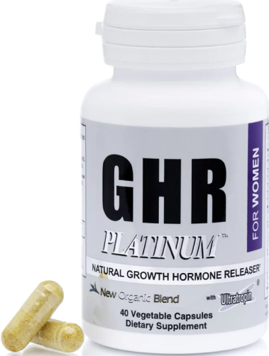 Elevate Your Hgh Levels with GHR Platinum Organic Anti-Aging Products, Increase energy, strength, Enhance Memory & Recall, Improve Libido Works, Safe, Effective