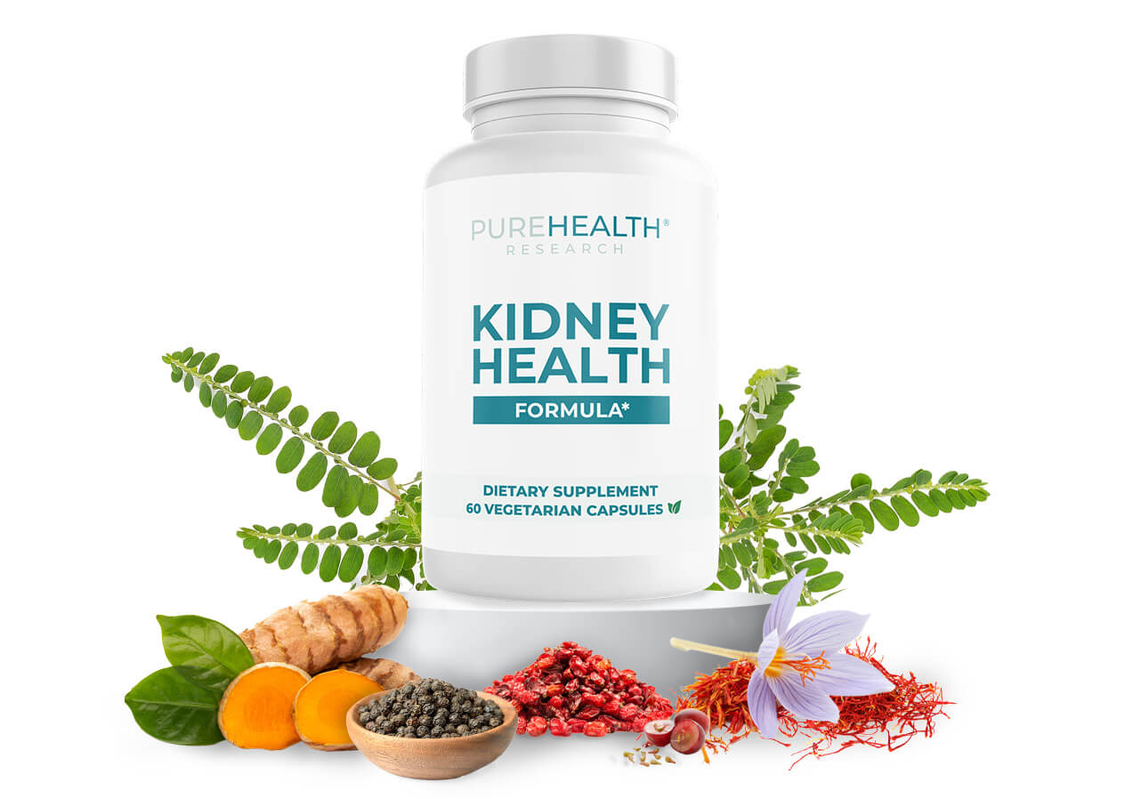 Kidney Health Formula All-Natural Supplement promotes healthy kidney, bladder and urinary tract functions. Softens, Loosens and Flushes Out Kidney Stones